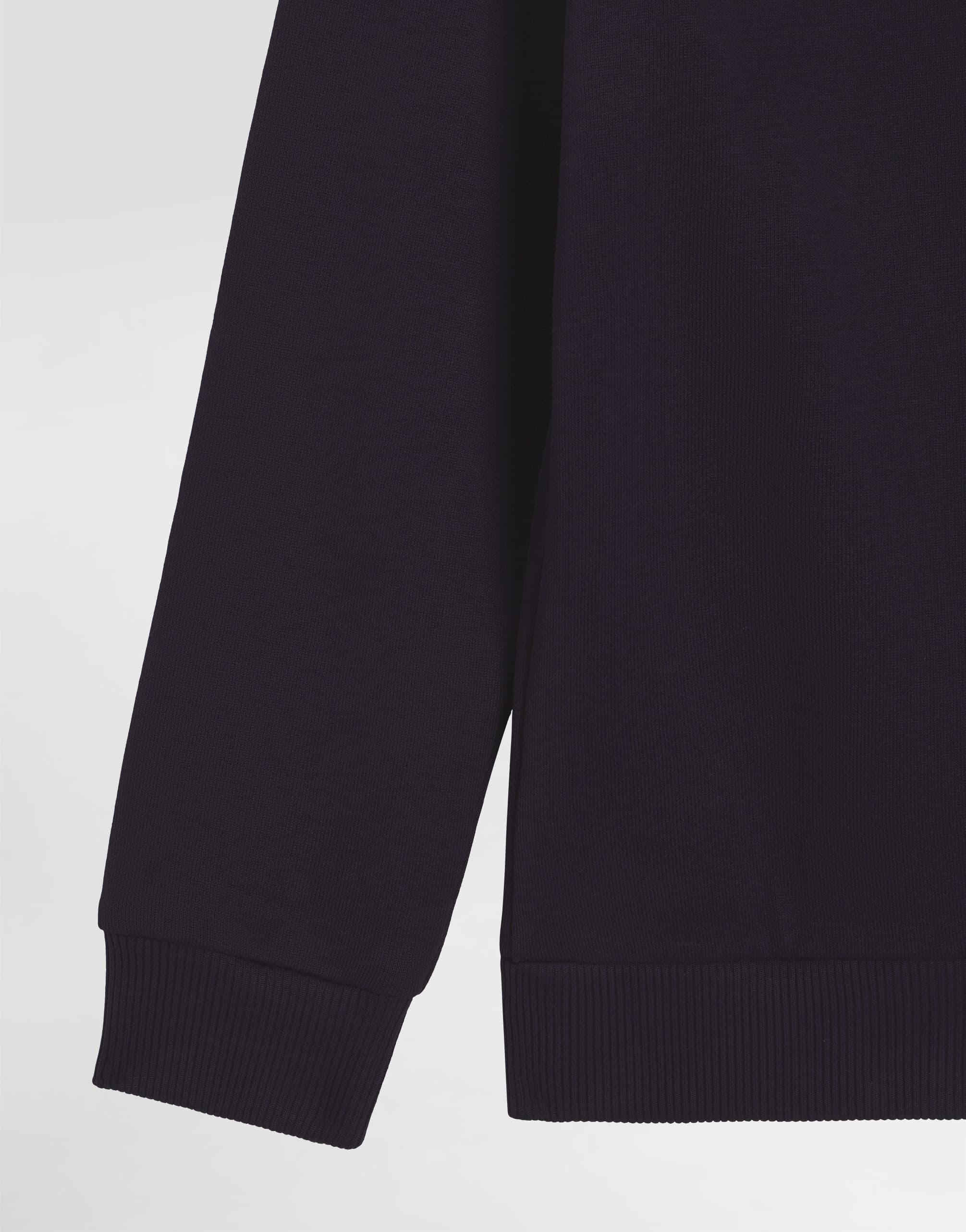 Dolce & Gabbana dziecięca bluza z kapturem z metalową plakietką DG logo - 4