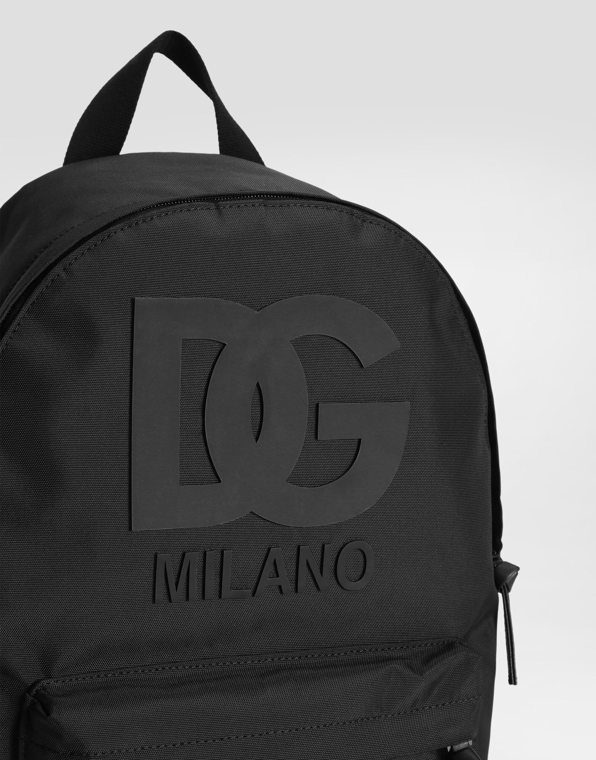 Dolce & Gabbana Kids Dziecięcy plecak nylonowy z gumową naszywką DG - 5