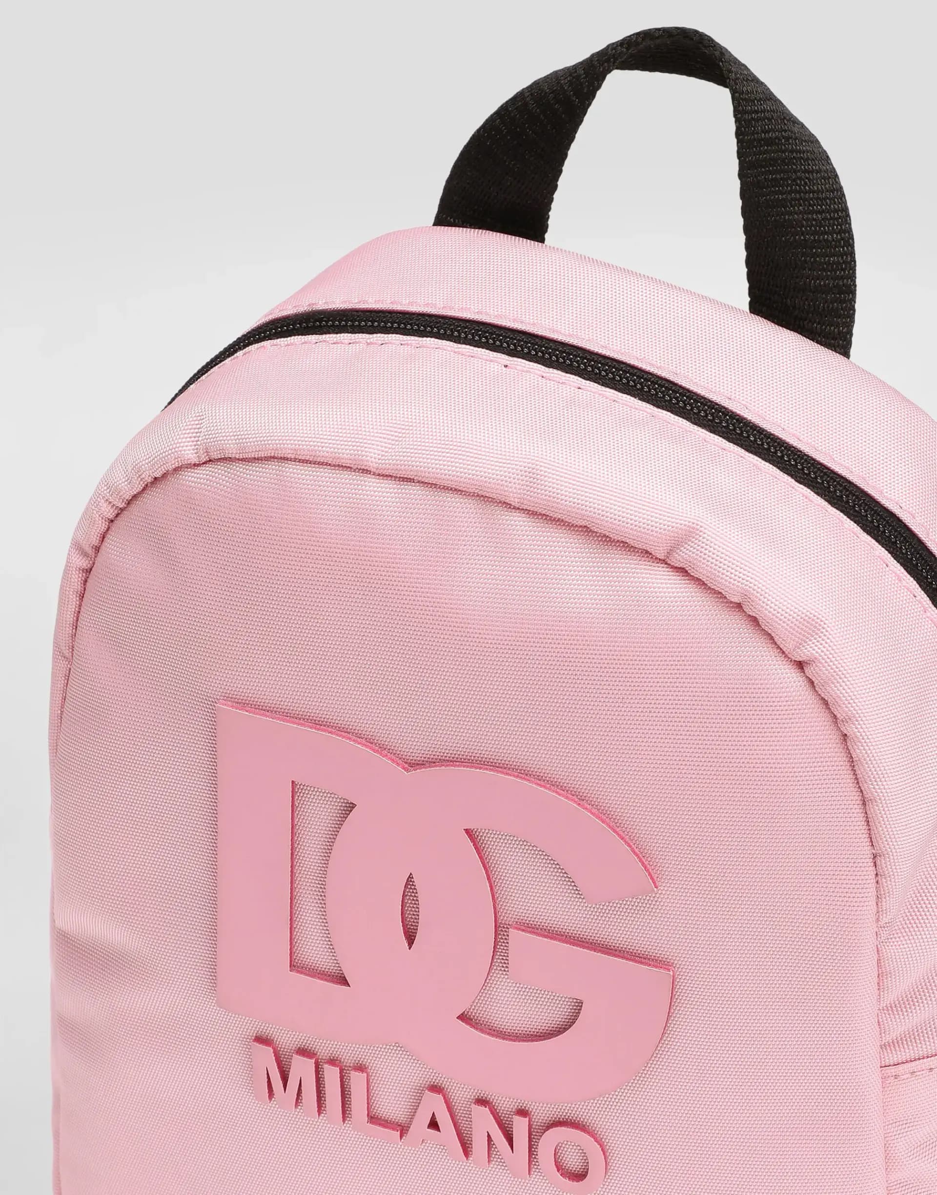 Dolce & Gabbana Kids dziecięcy plecak nylonowy z naszywką DG - 5