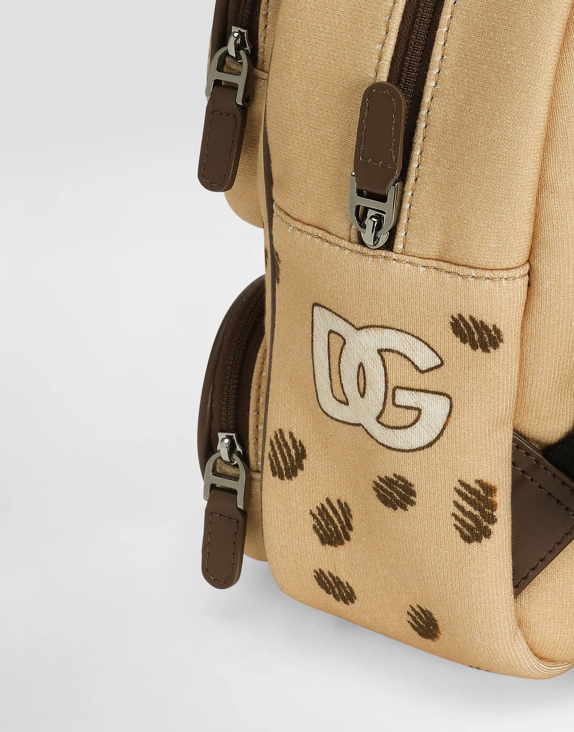 Plecak Dolce & Gabbana Kids z nadrukiem Leo i trójwymiarowymi detalami - 3