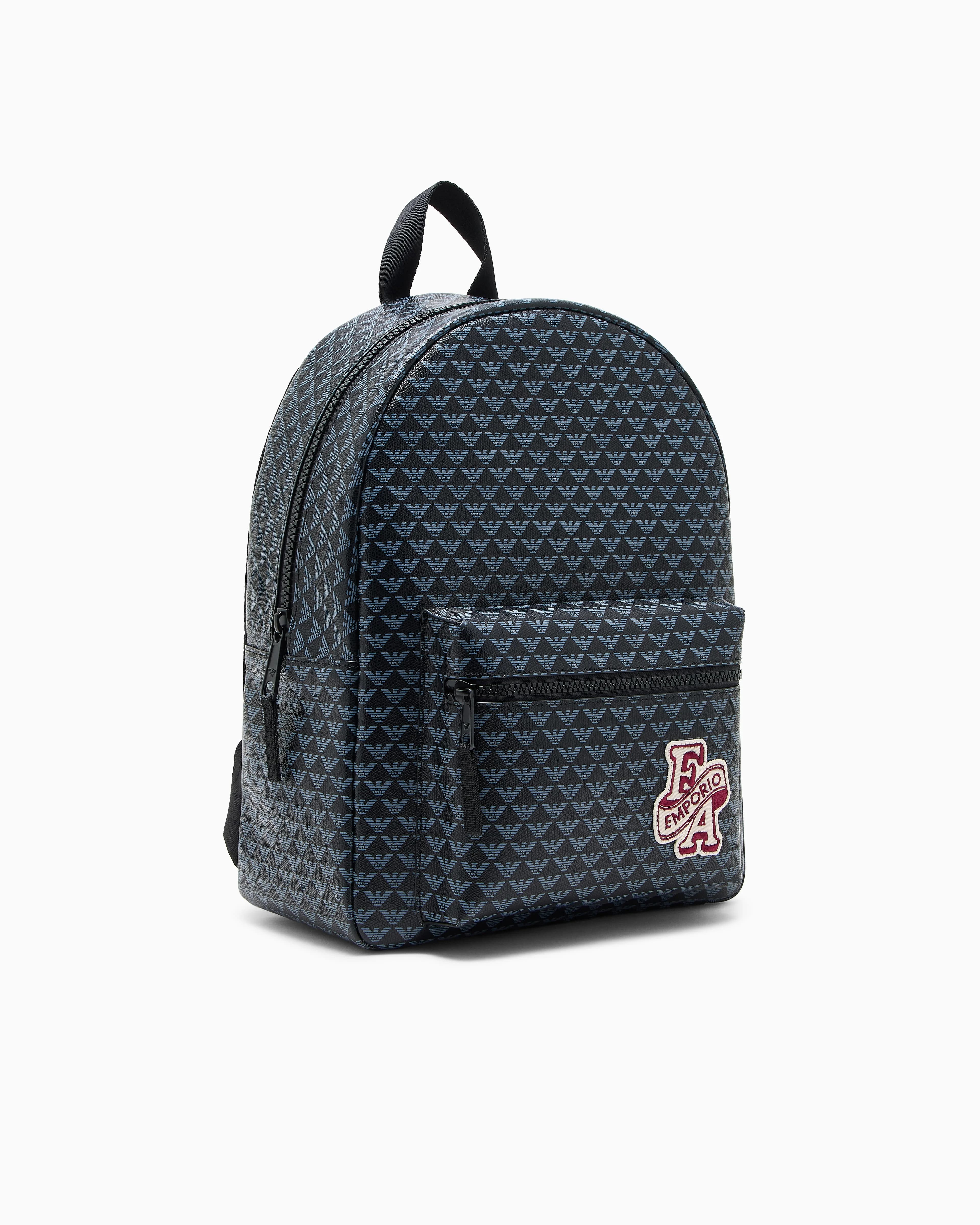 Emporio Armani Dziecięcy plecak z wzorem w kratę - 2
