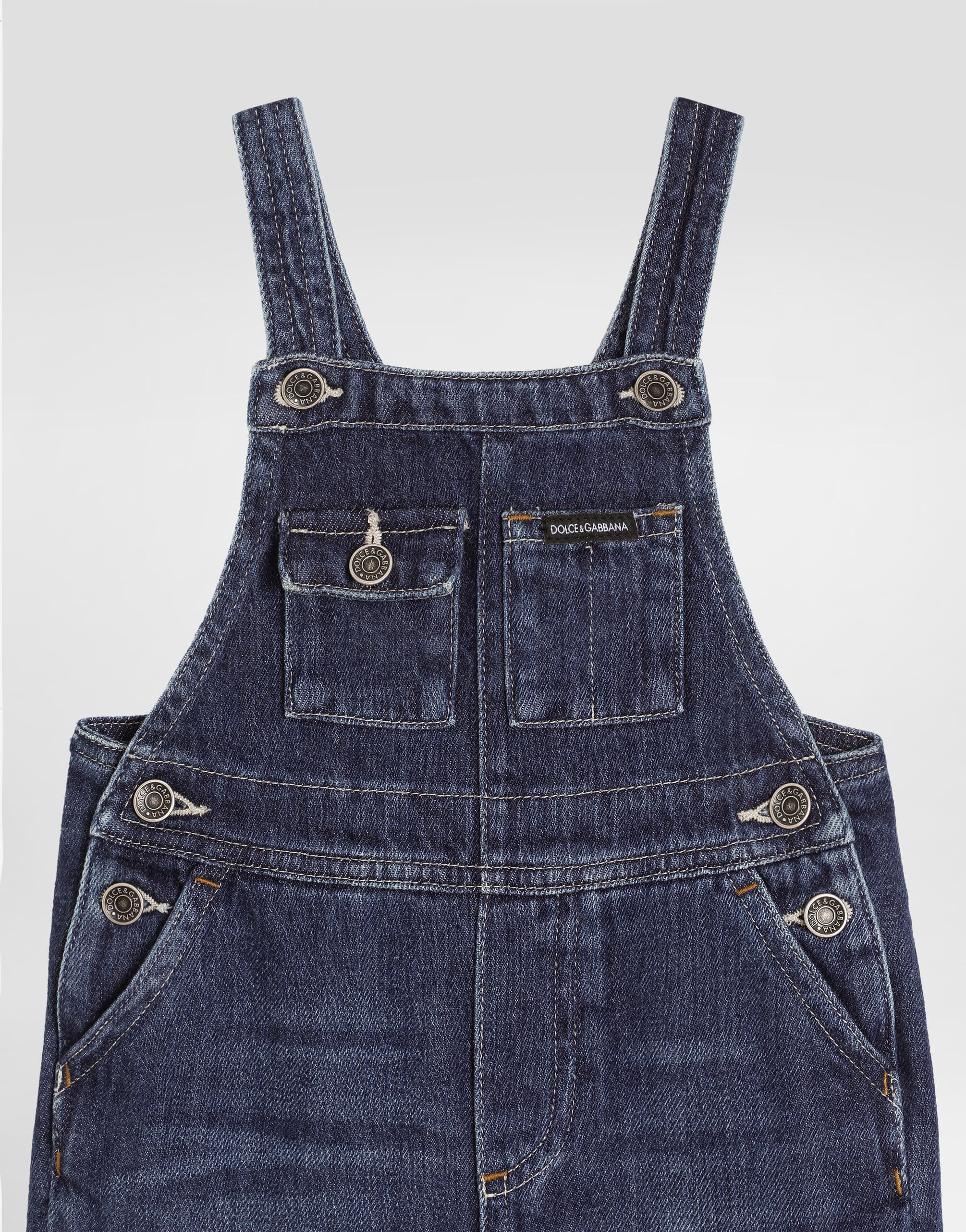Kombinezon denimowy Dolce & Gabbana Kids - 4