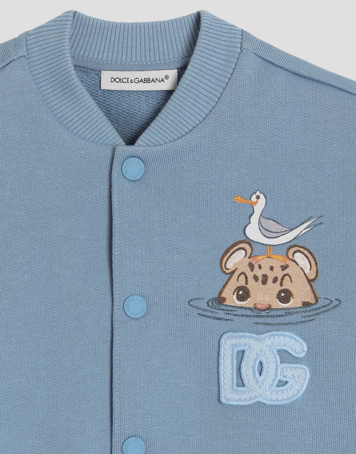 Bluza Dolce & Gabbana Kids w panterkę - 3
