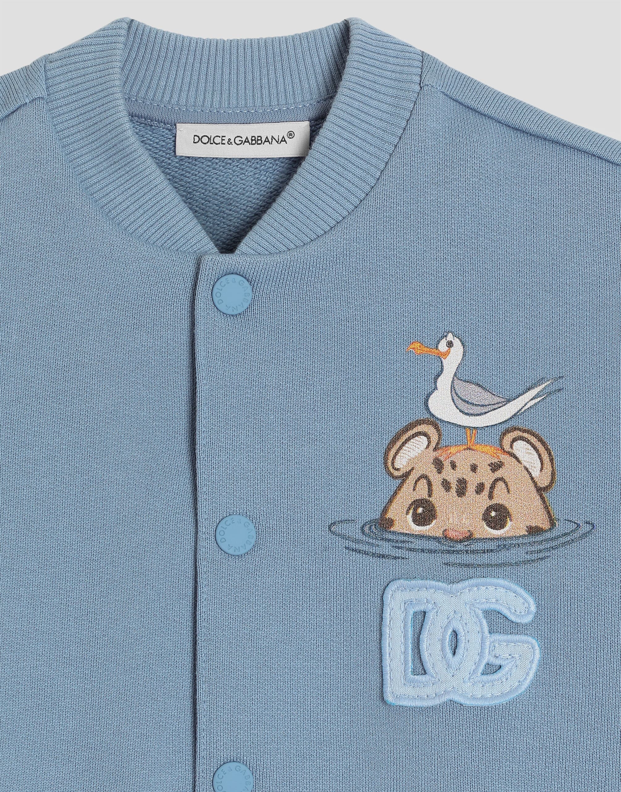 Bluza Dolce & Gabbana Kids w panterkę - 3