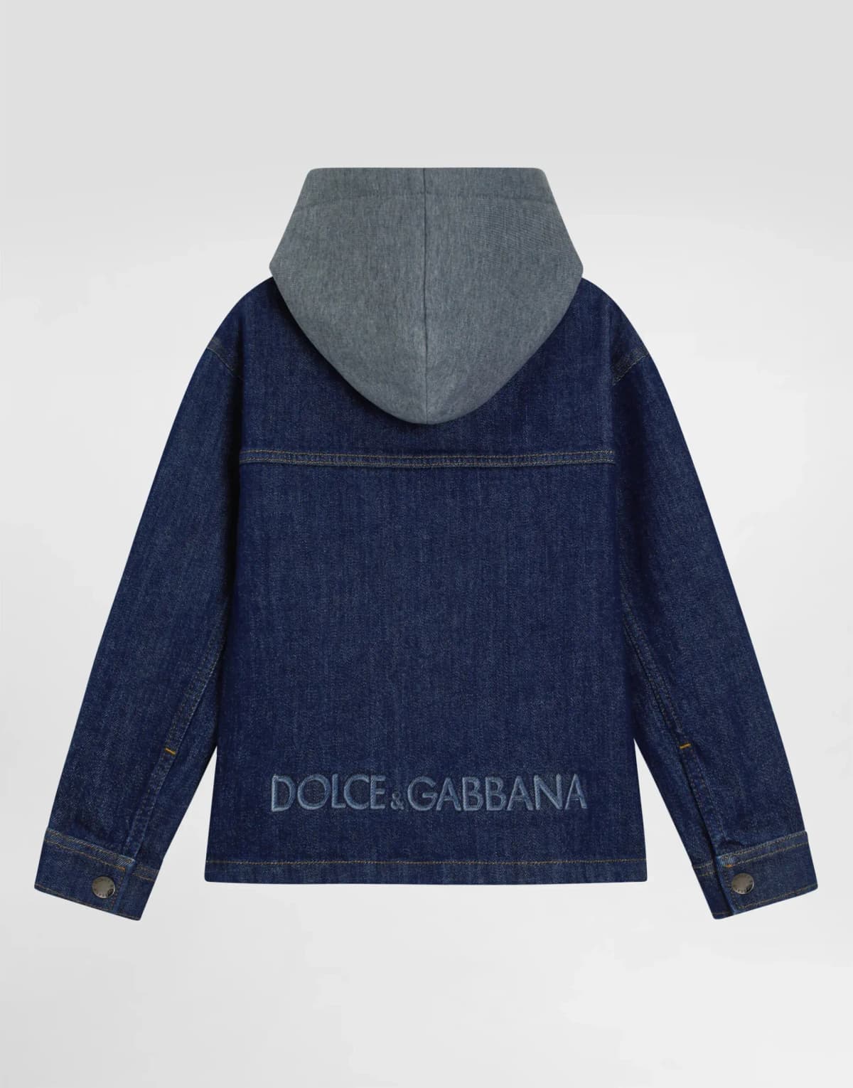 Dolce & Gabbana Kids Kurtka jeansowa z wypukłym haftem - 2