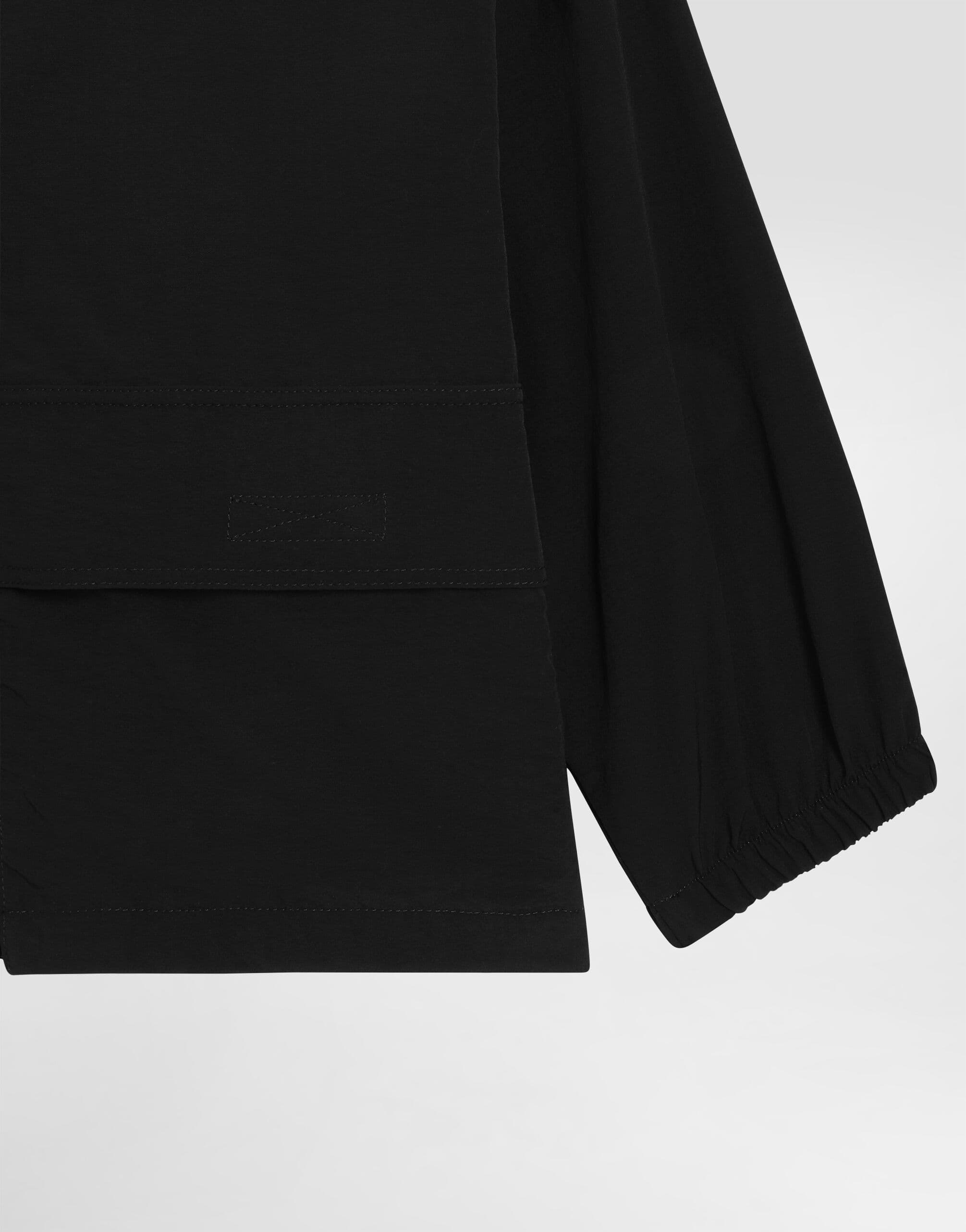 Kurtka oversize Dolce & Gabbana Kids z kapturem z zamkiem i logo DG - 4