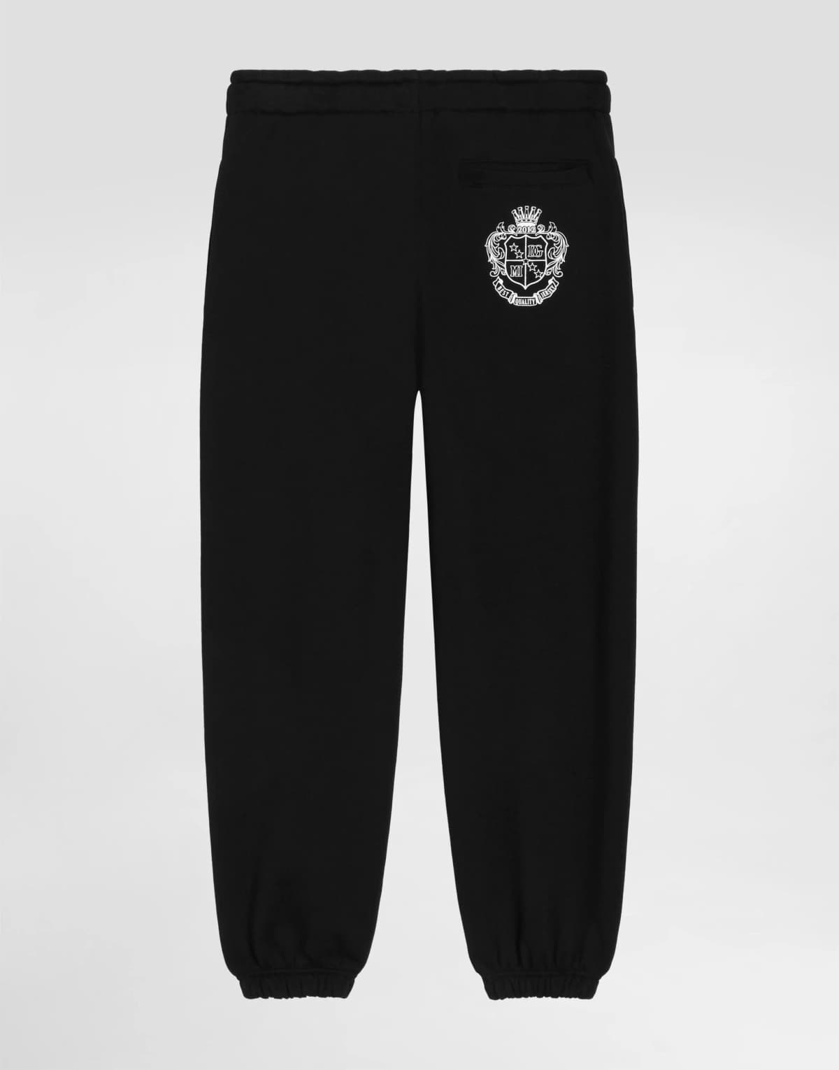Bawełniane spodnie dresowe Dolce & Gabbana Kids z logo DG - 2