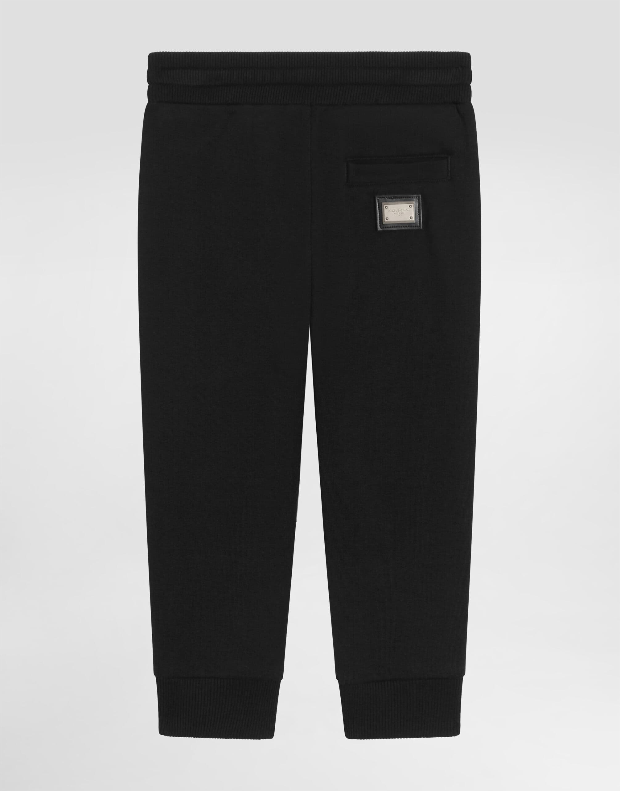 Bawełniane joggery Dolce & Gabbana Kids z logo DG - 2