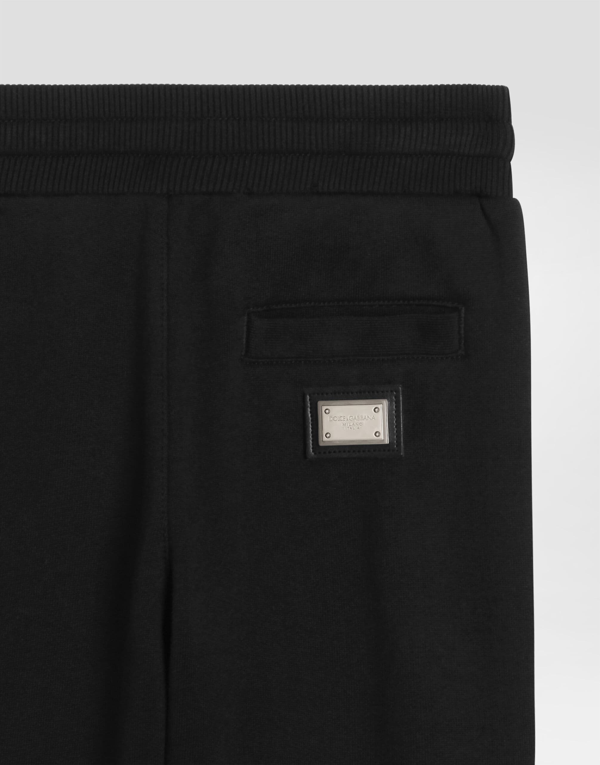 Bawełniane joggery Dolce & Gabbana Kids z logo DG - 4
