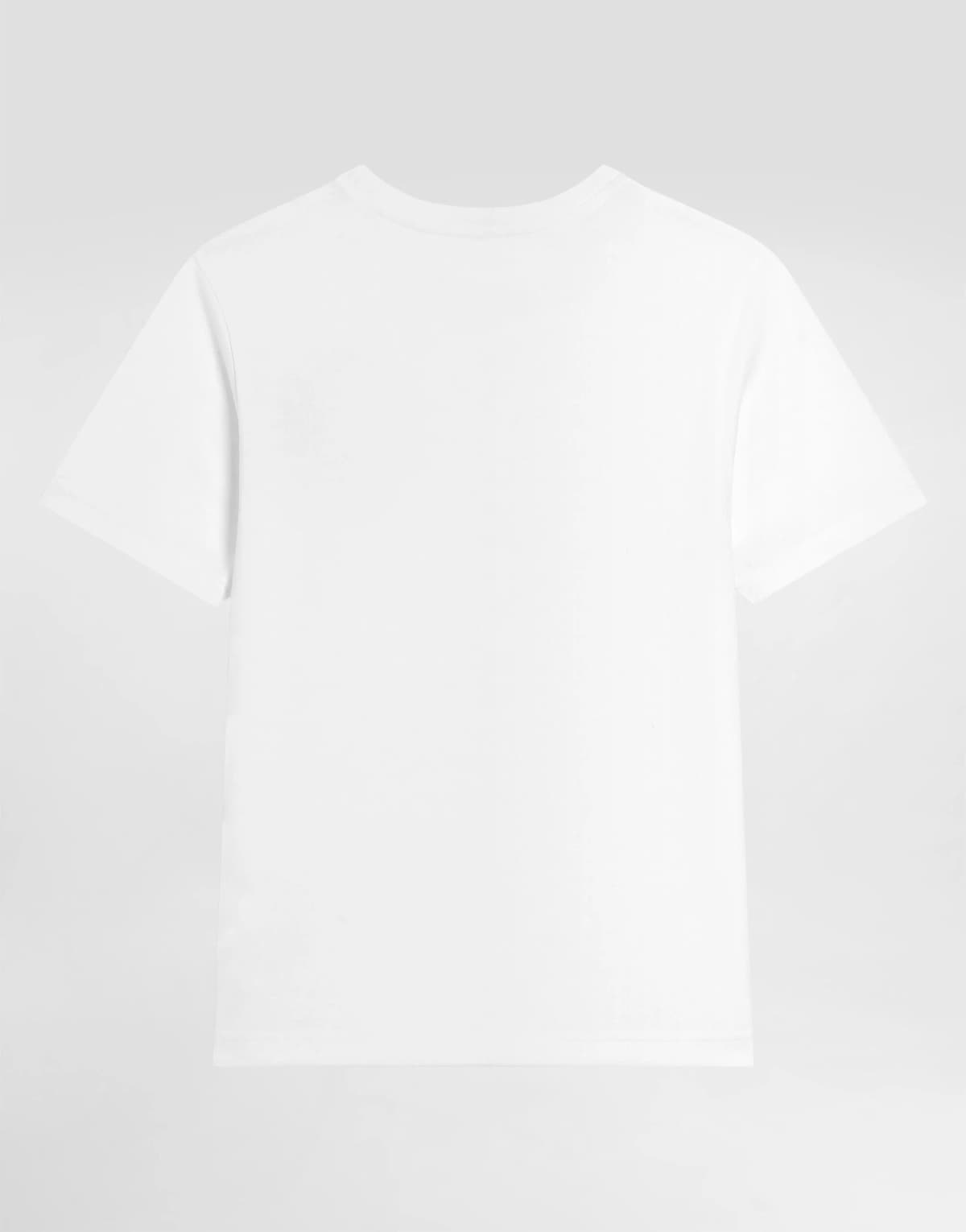 Bawełniany T-shirt Dolce & Gabbana Kids z naszywką z logo - 2