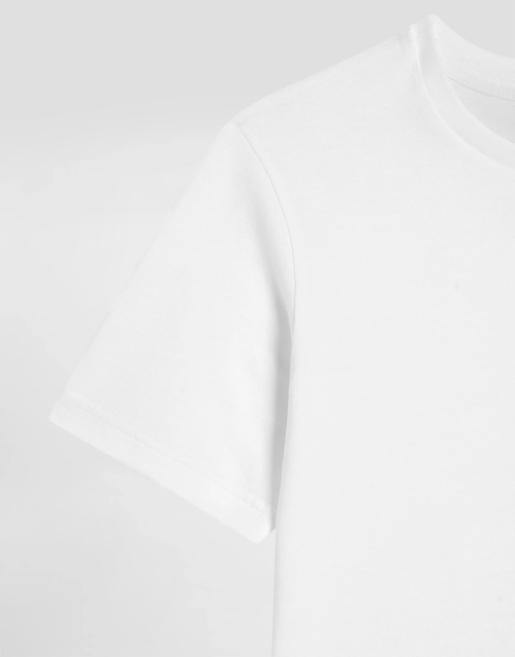 Bawełniany T-shirt Dolce & Gabbana Kids z naszywką z logo - 4