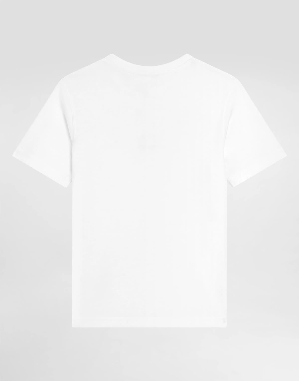 Dolce & Gabbana Kids Ikoniczna Biała Koszulka Jersey - 3