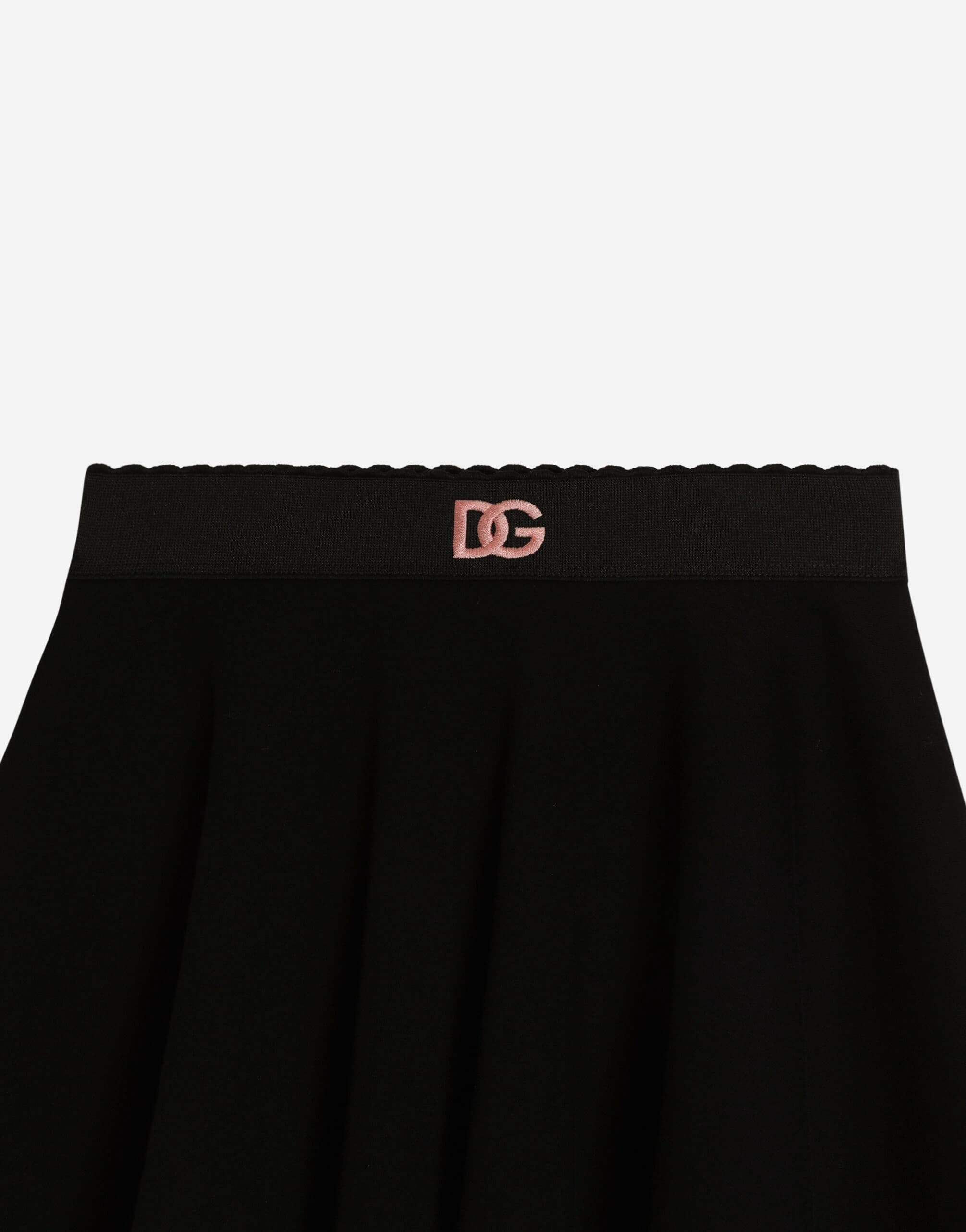 Bawełniana spódnica Dolce & Gabbana Kids z logo DG - 5