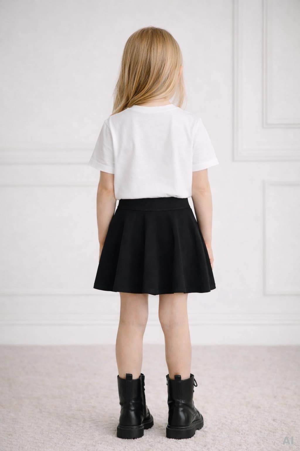 Bawełniana spódnica Dolce & Gabbana Kids z logo DG - 3