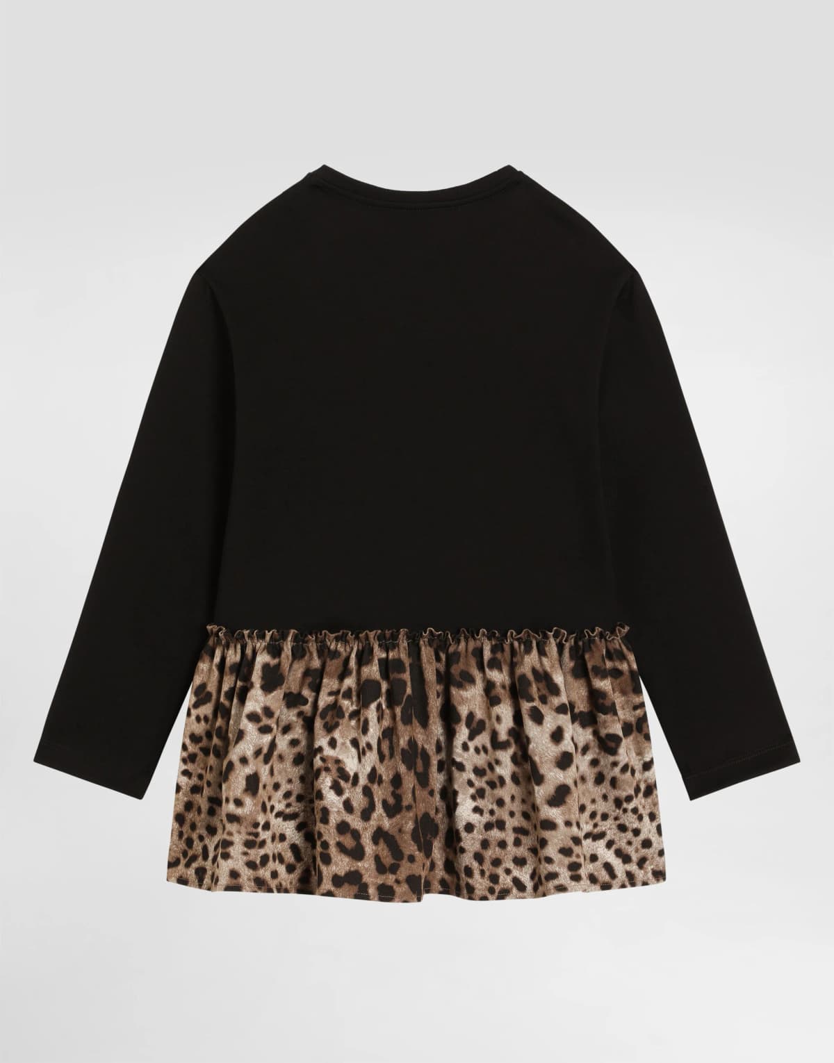 Bawełniana sukienka Dolce & Gabbana Kids z logo DG - 3