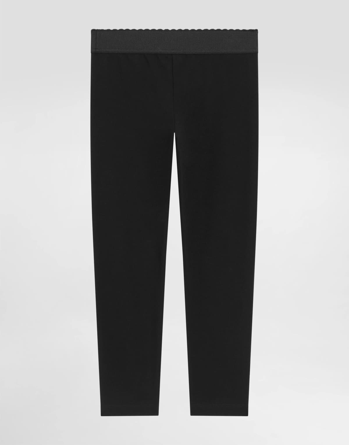 Dolce & Gabbana Leginsy z dzianiny interlock z haftem DG - 2