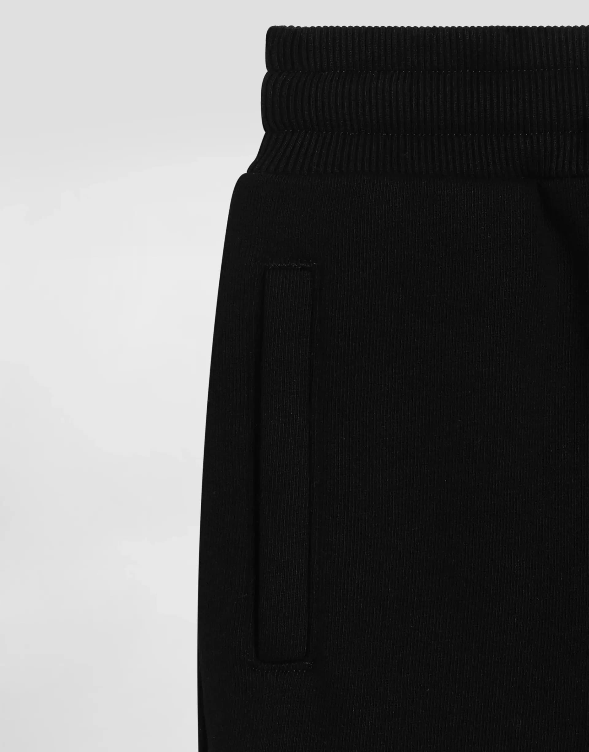 Oversize spodnie dresowe z logo DG i kryształkami od Dolce&Gabbana - 6