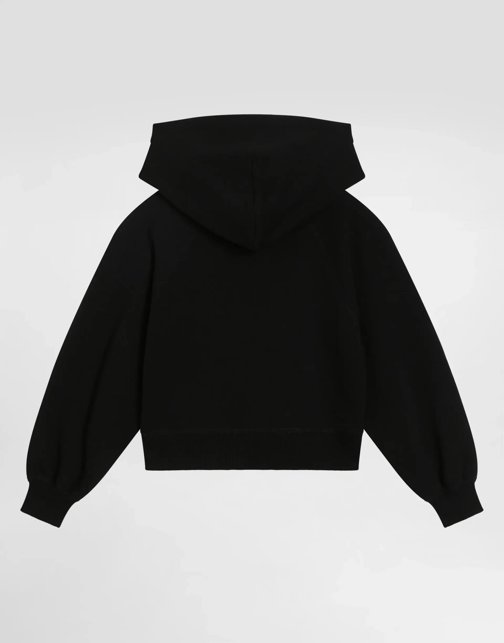 Oversizowa bluza z kapturem z logo i kryształkami od Dolce & Gabbana - 3