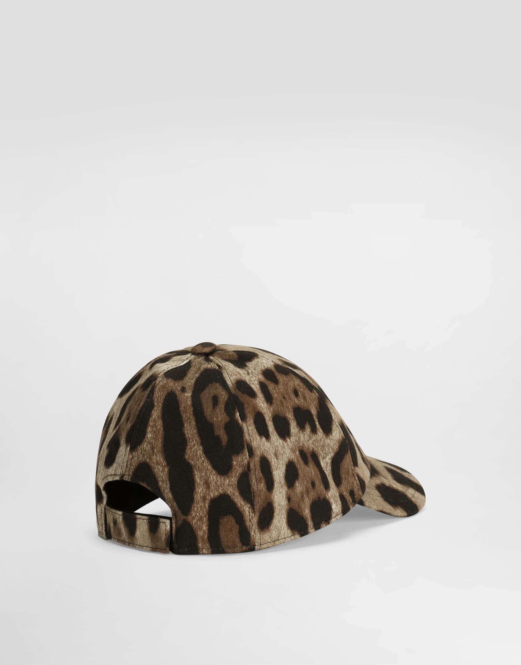 Czapka z daszkiem Dolce & Gabbana Kids w panterkę - 2