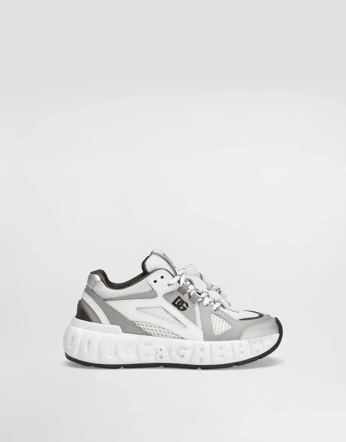 Dolce & Gabbana Kids dziecięce sneakersy z nylonu i siatki