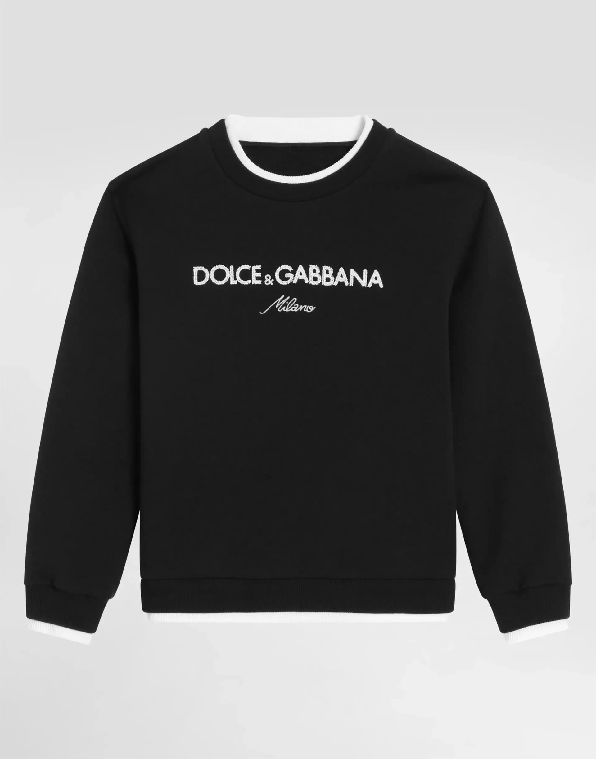 Bluza dziecięca Dolce & Gabbana z haftem DG - 1