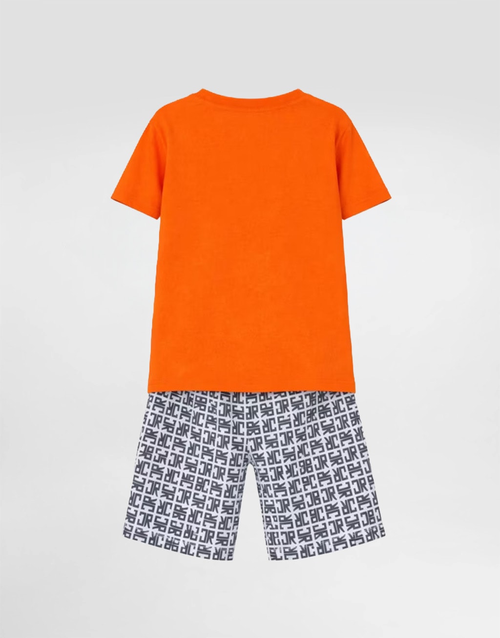 John Richmond Junior Dziecięcy zestaw T-shirt i szorty z monogramem JR