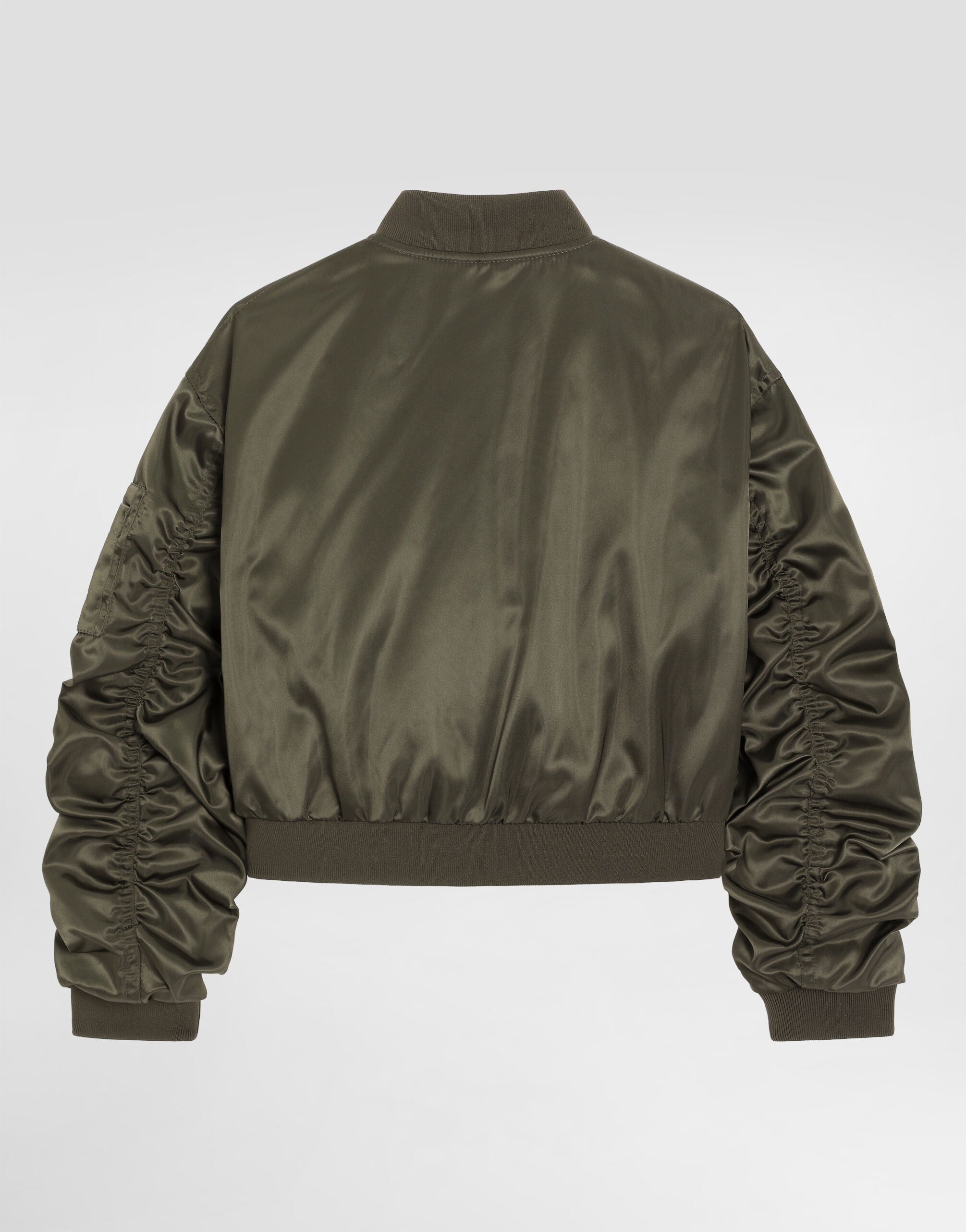 Dolce & Gabbana Kids Dziecięca kurtka bomber z nylonowego płótna
