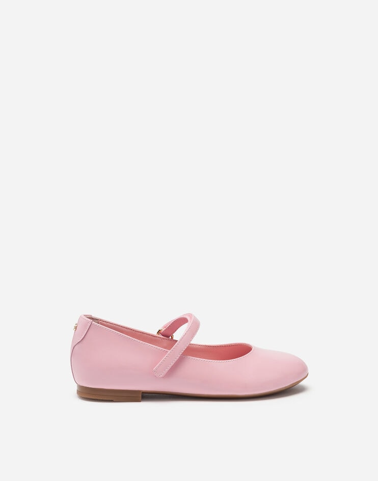 Dolce & Gabbana Kids Dziecięce lakierowane baleriny Mary Jane