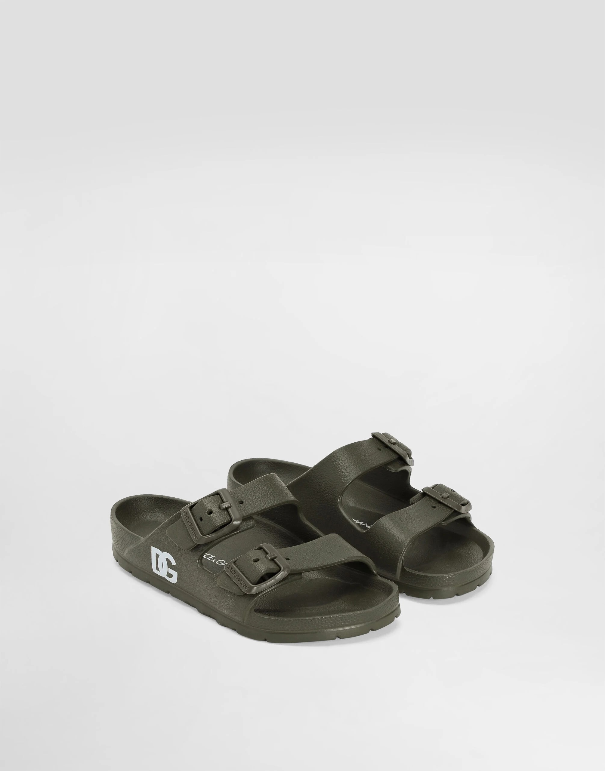 Dolce & Gabbana Kids dziecięce zielony klapki EVA