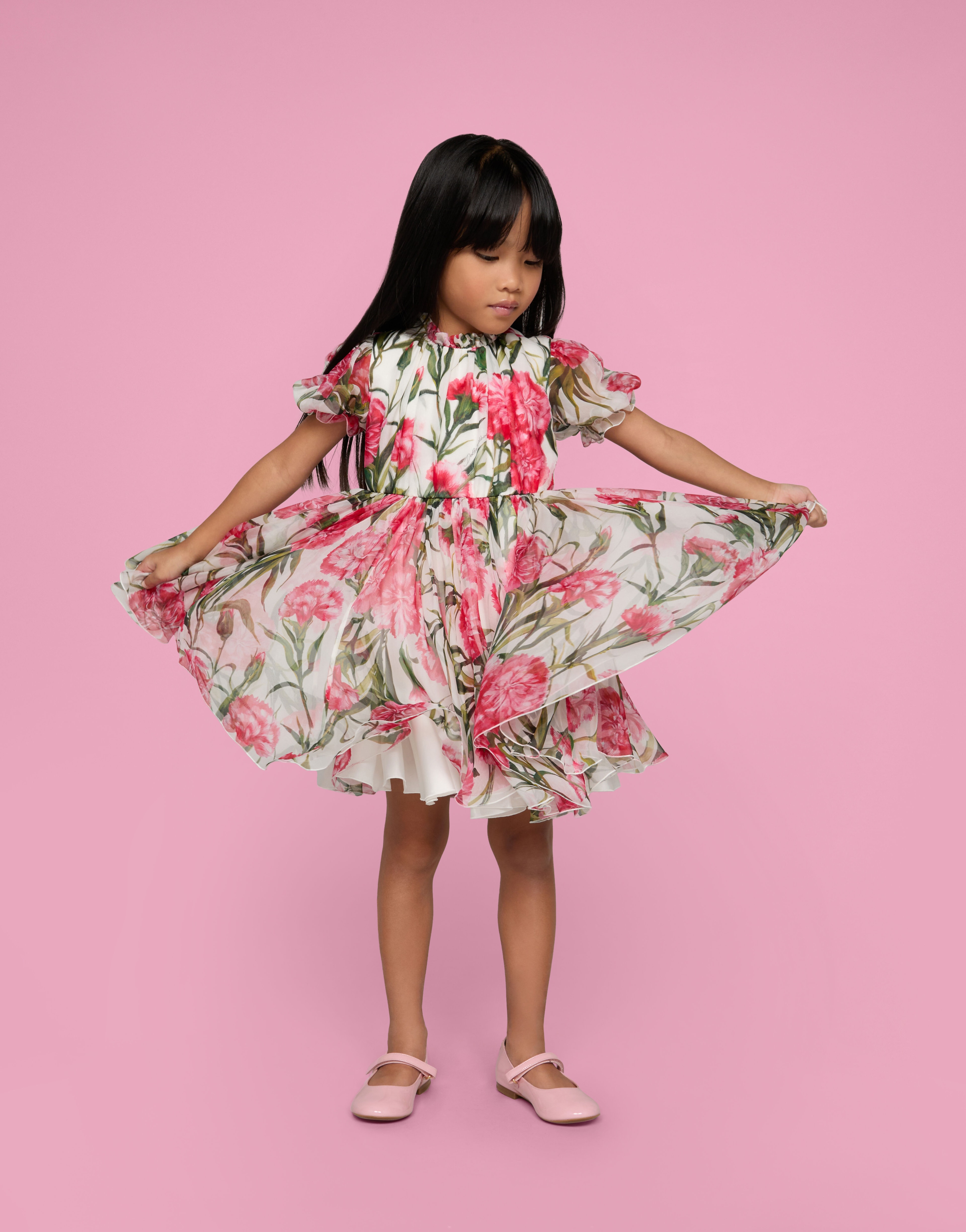 Dolce & Gabbana Kids Dziecięce lakierowane baleriny Mary Jane