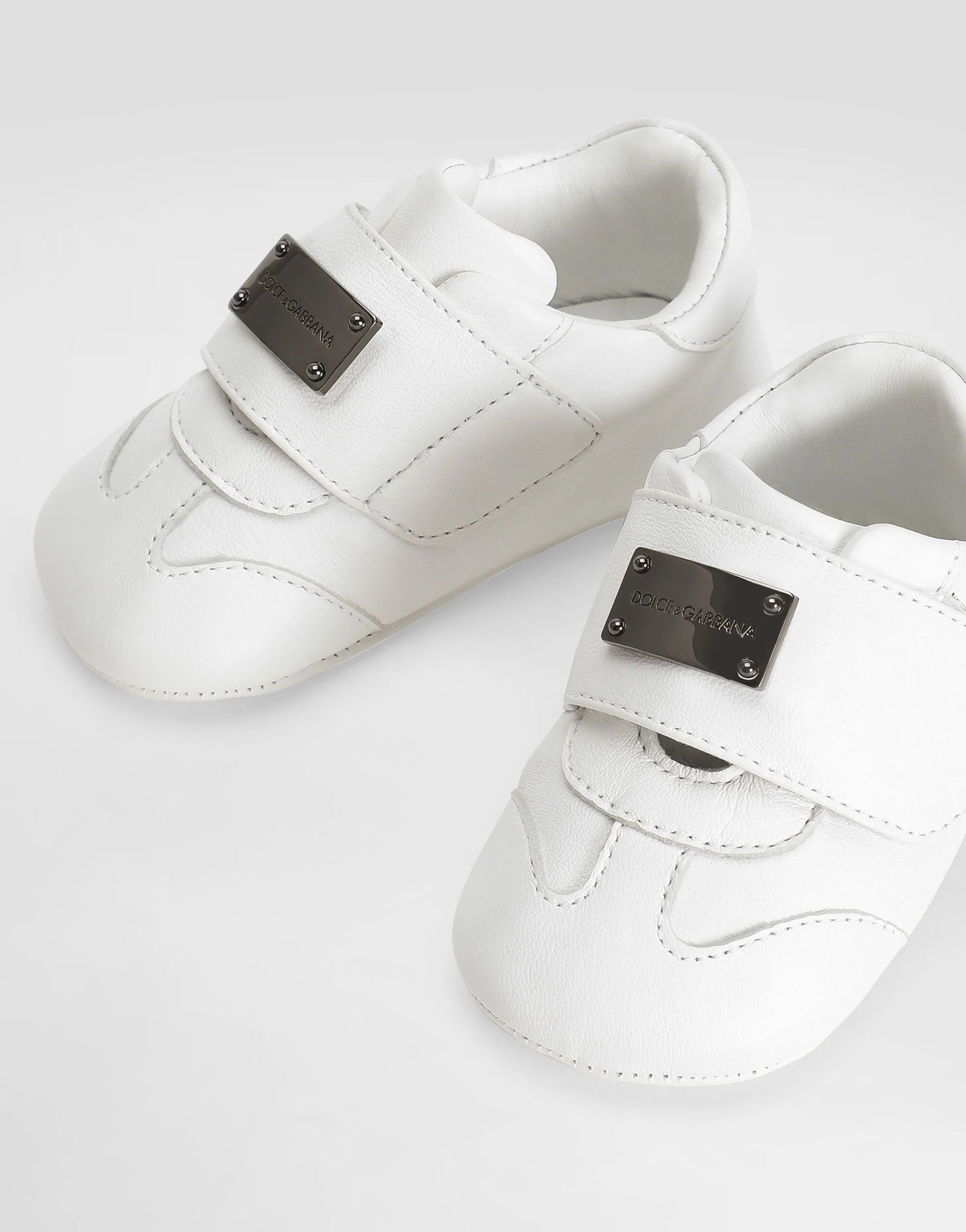 Sneakersy Dolce & Gabbana Kids ze skóry nappa