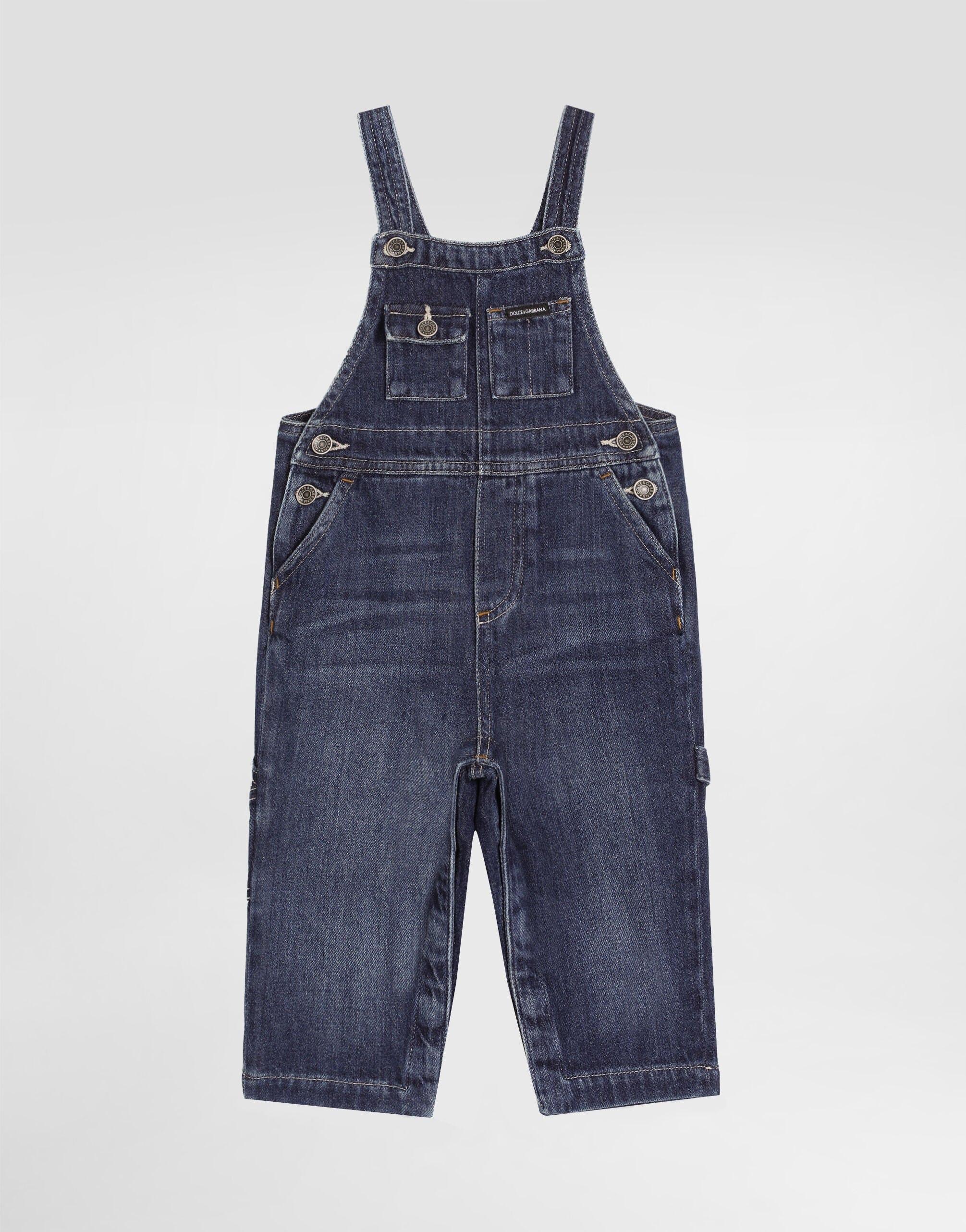 Kombinezon denimowy Dolce & Gabbana Kids