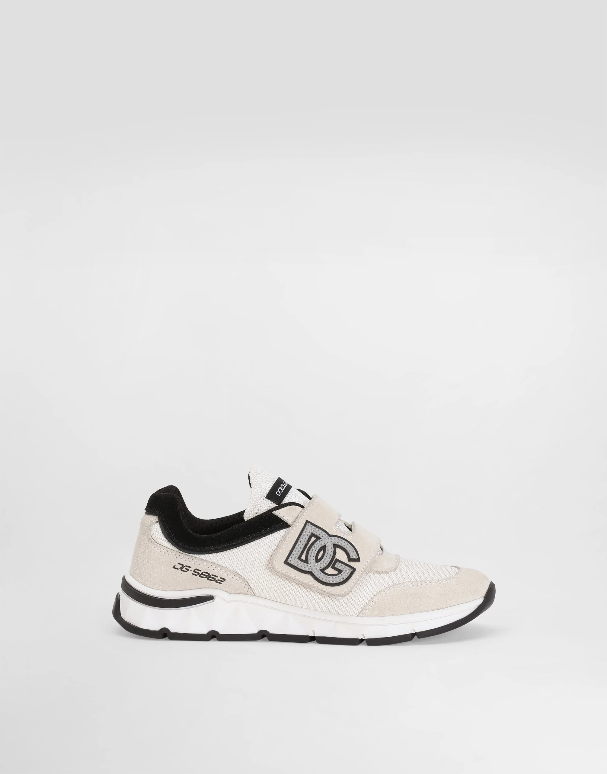 Sneakersy Dolce & Gabbana Kids DG z łączonych materiałów