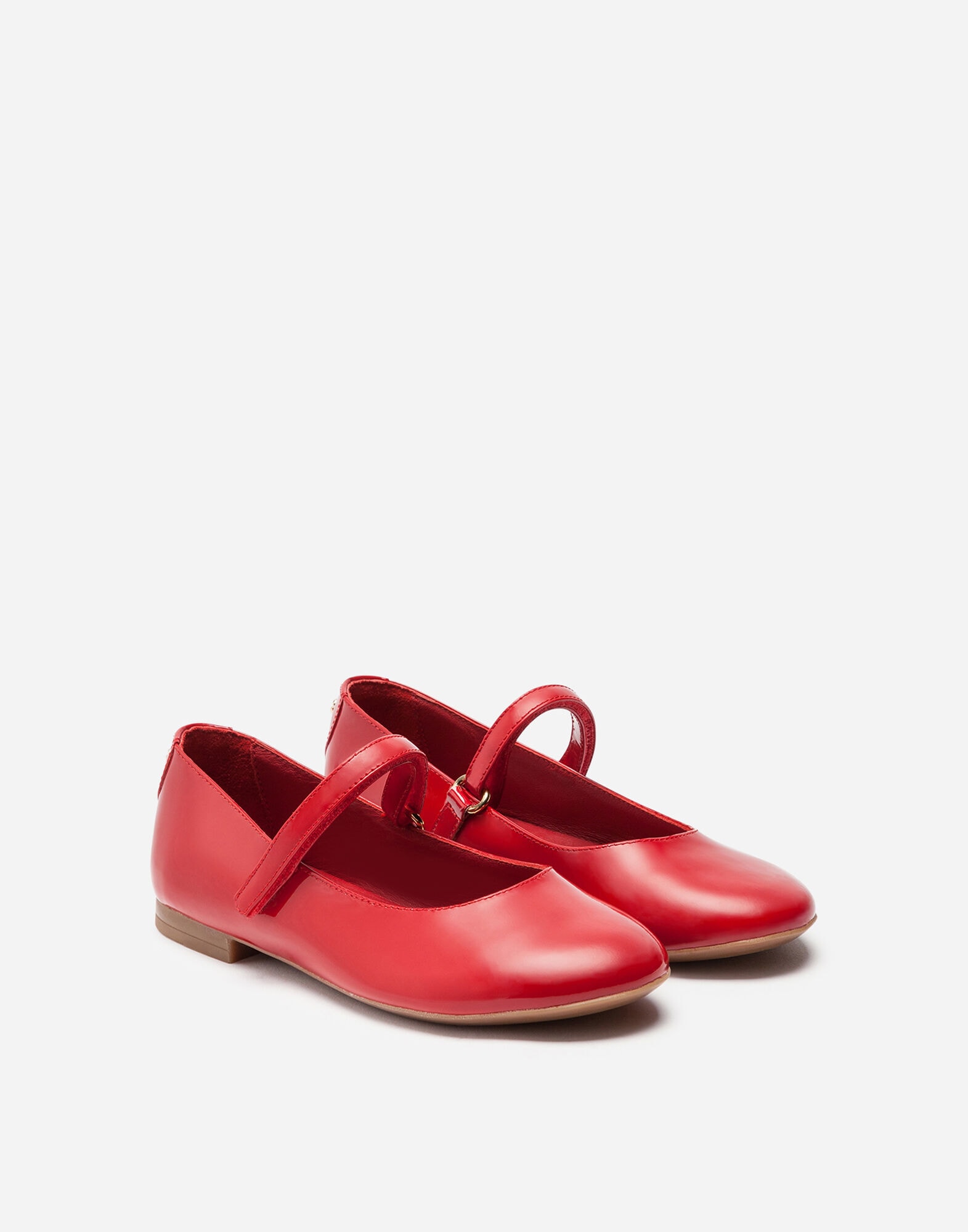 Dolce & Gabbana Kids Dziecięce lakierowane baleriny Mary Jane