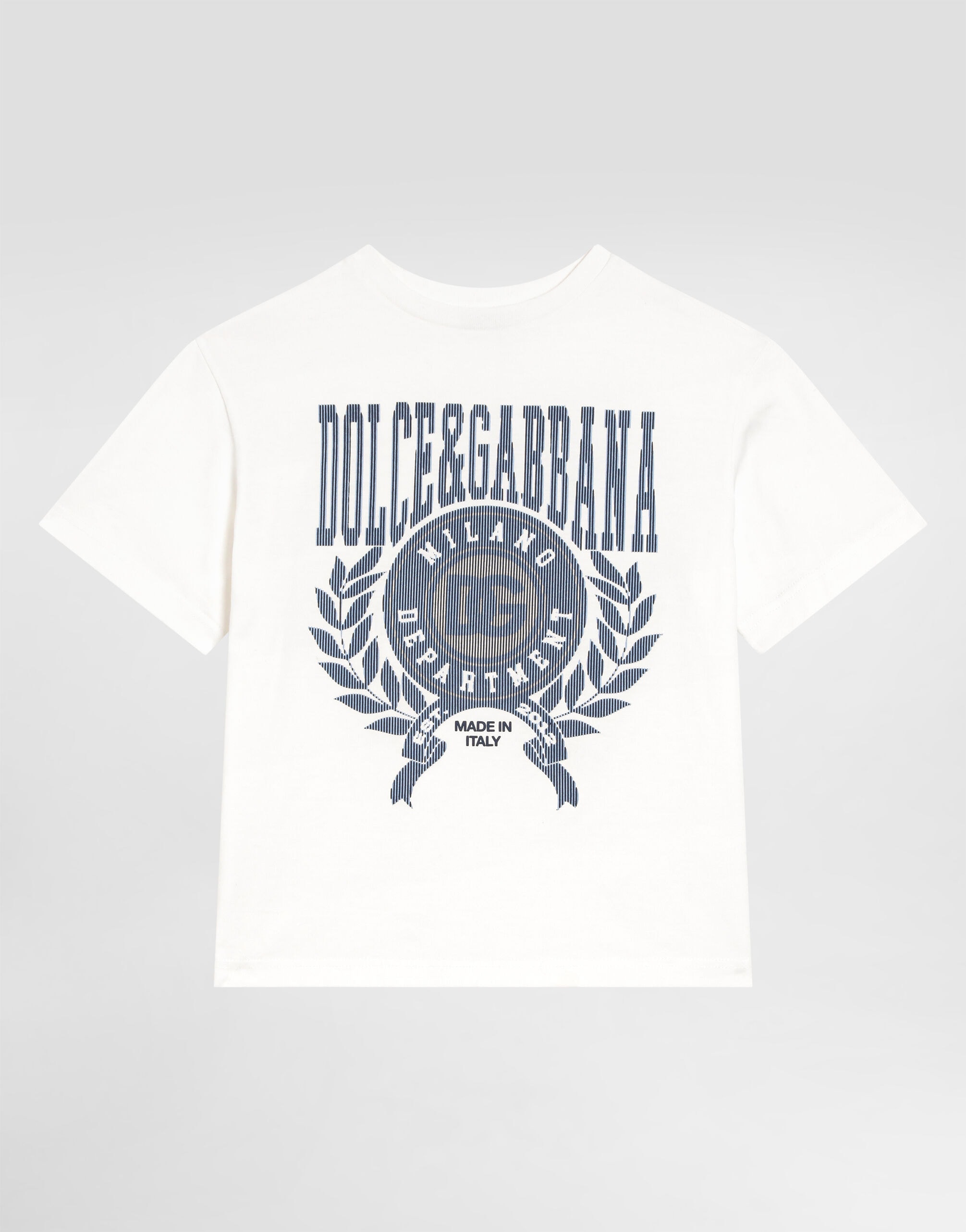 Dolce & Gabbana Kids dziecięcy T-shirt z nadrukiem Dolce&Gabbana