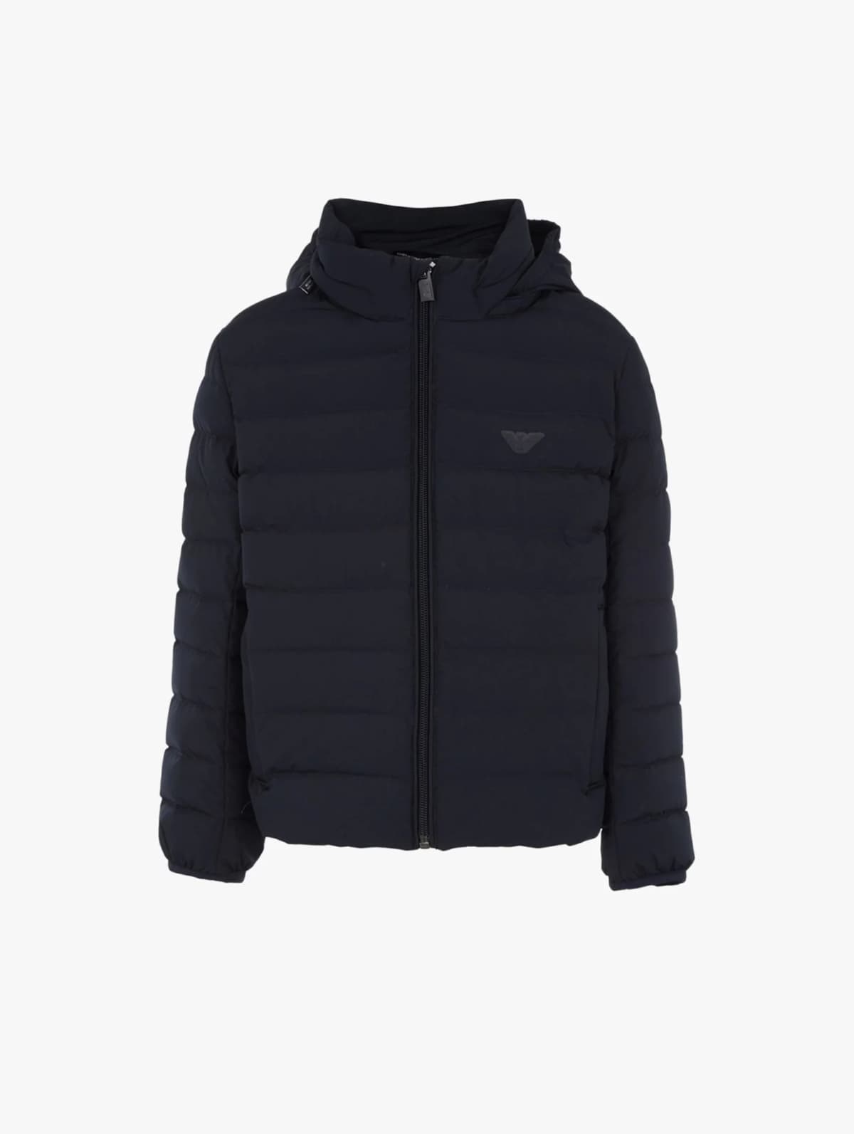 Emporio Armani Dziecięca kurtka puchowa granatowy