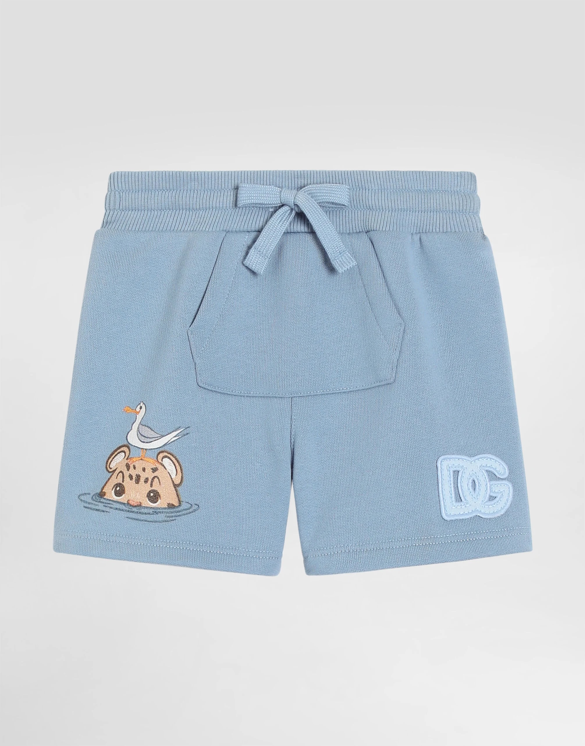 Bermudy Dolce & Gabbana Kids w panterkę