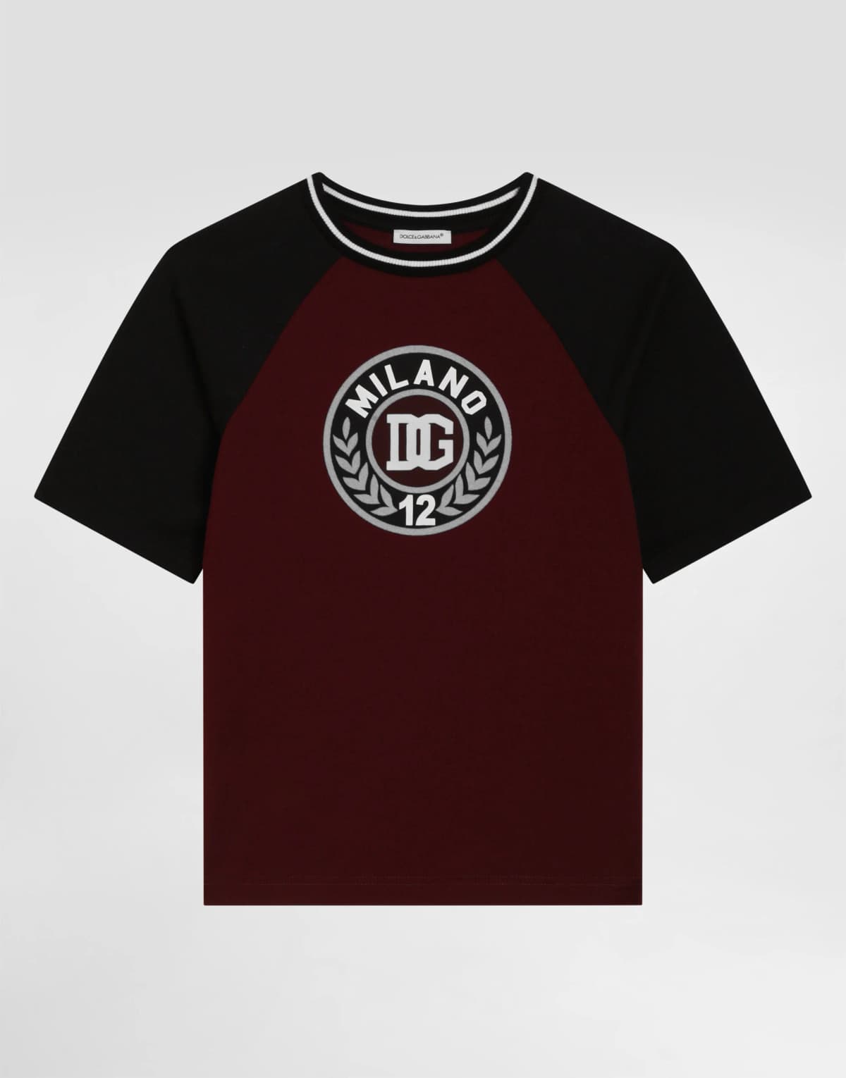 Bawełniany T-shirt Dolce & Gabbana Kids z nadrukiem
