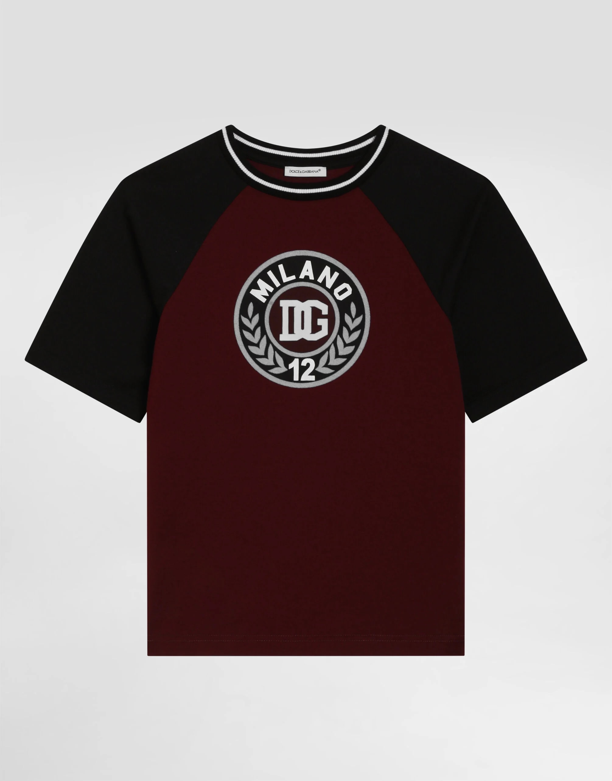 Bawełniany T-shirt Dolce & Gabbana Kids z nadrukiem