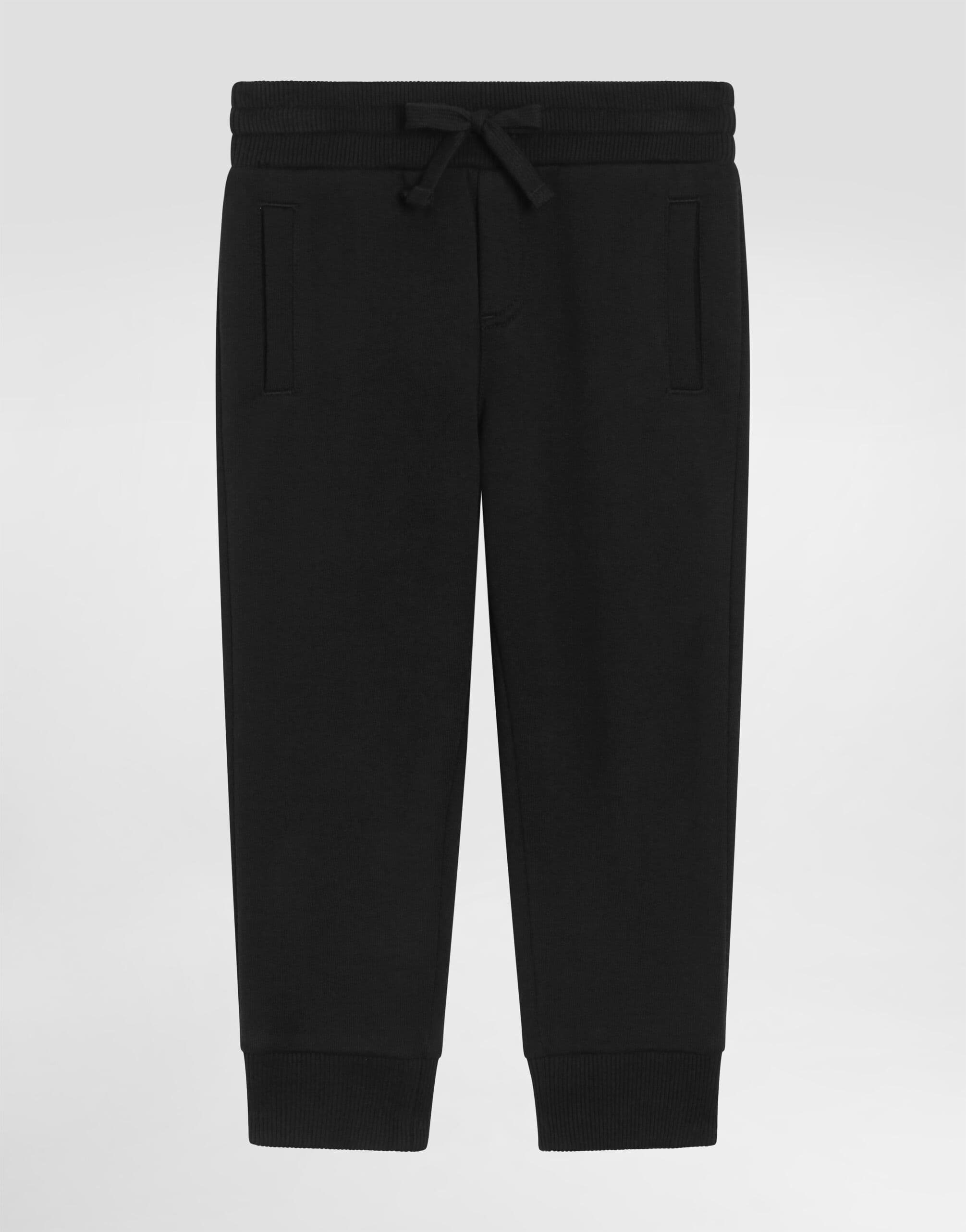 Bawełniane joggery Dolce & Gabbana Kids z logo DG