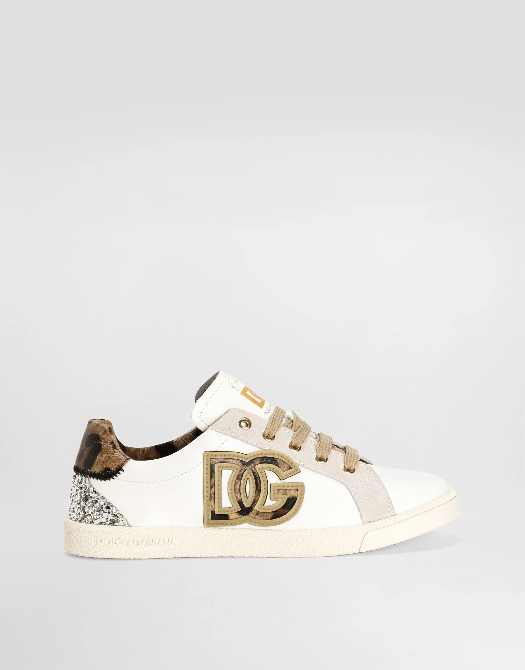 Sneakersy Dolce & Gabbana Kids DG Original ze skóry cielęcej i dwoinowej
