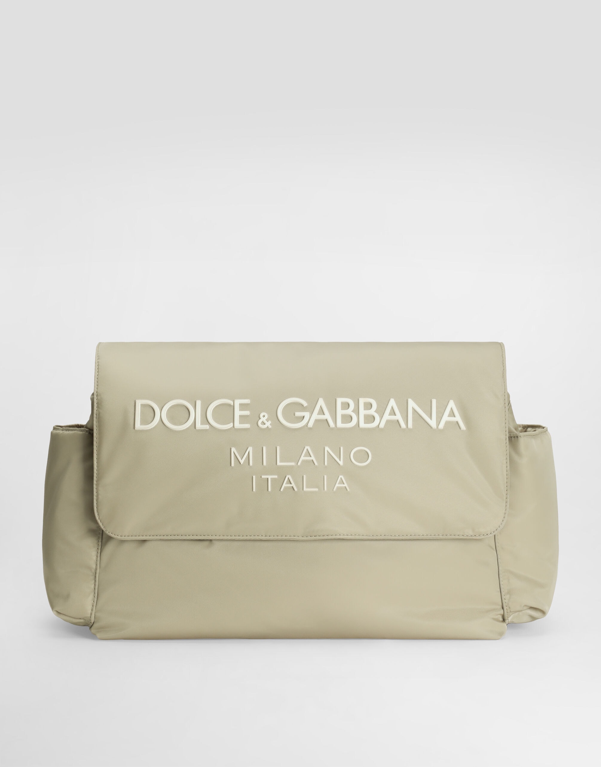 Dolce & Gabbana Kids nylonowa torba z matą do przewijania z gumowanym logo Dolce&Gabbana