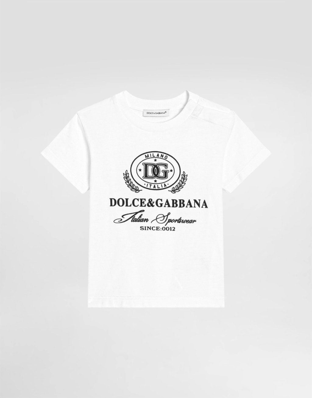 Bawełniany T-shirt Dolce & Gabbana Kids z nadrukiem Dolce&Gabbana